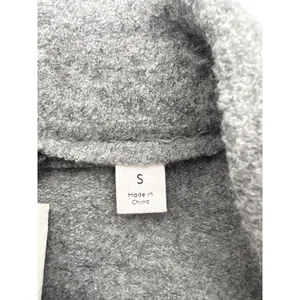 Aritzia Babaton Bonamici 100% Wool Gray Zip Coat Jacket‎ Size Small Minimalist thumbnail 7