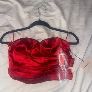NWT Superdown revolve trixie strapless bustier top 💎 thumbnail 6