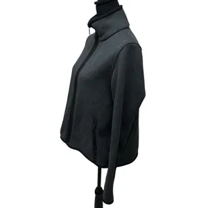 Lululemon Women's Its‎ Fleecing Cold Pullover Heathered Black / Black Size 8 thumbnail 2