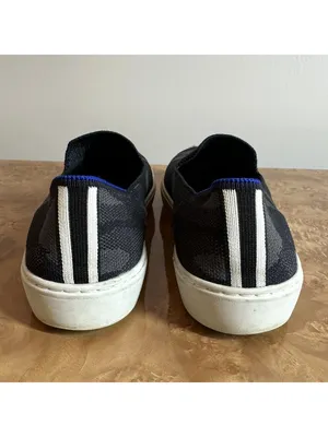 Rothy's The Original Slip-On Sneaker Grey Camo Knit Washable Sneakers Size 8 thumbnail 4