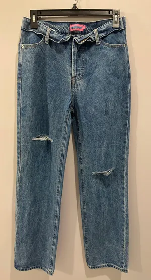 Edikted Raquel Folded Jeans thumbnail 3