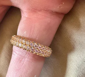 Pandora gold row stone ring  thumbnail 1
