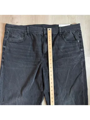 American Eagle NWT Women's Black Blaze Stirigid Stovepipe Jeans Size 16 / 33W thumbnail 6