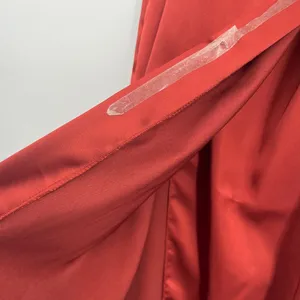 Asos Maxi Wrap Satin Skirt Sz 0 Rust Y2K Minimalist Formal Bias Sleek Modern thumbnail 7