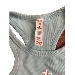 Alo Aspire Tank Ribbed Blue Quartz RARE Size M thumbnail 3