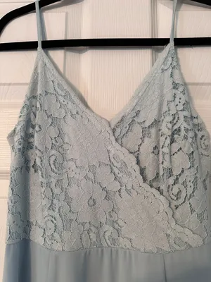 Light Blue Formal Maxi Dress Size 6 thumbnail 4