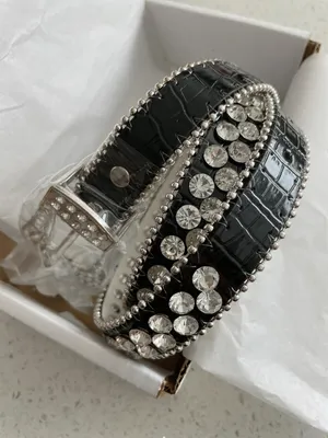 Buckle Belt Korean style Vintage Rhinestone Skull Belts thumbnail 3