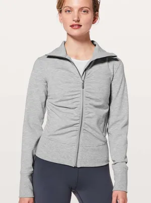 Lululemon • Gather Up Jacket Heathered Power Grey / Sea Salt thumbnail 1