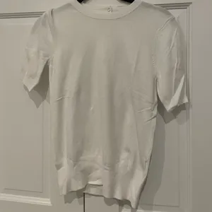 Zara White Short Sleeve Sweater thumbnail 2