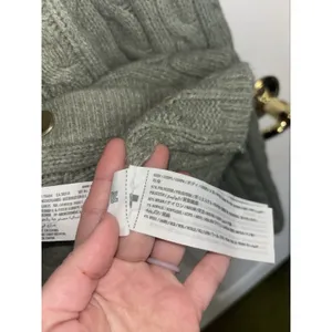 Abercrombie Fitch Fisherman Green Cable Knit Button Cardigan Small Wool Blend thumbnail 6