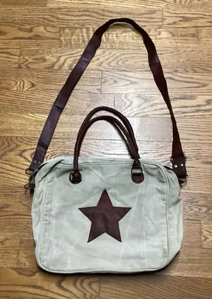Primitive Star canvas purse/tote Bag thumbnail 1