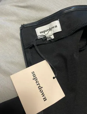 Superdown black dress thumbnail 3