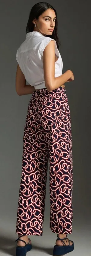 Anthropologie Maeve The Colette Cropped Wide Leg Ponte Pants thumbnail 2