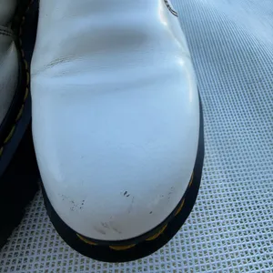 DR MARTENS 2976 QUAD UNISEX White Leather Ankle Boots 6 men’s 7Ladies thumbnail 3