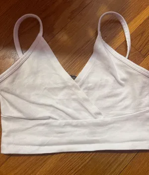 Brandy Melville Top Cropped White thumbnail 1