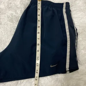 Nike Dri-Fit Women Blue Athletic Brief Lined Running Shorts Pants. Size-Large. thumbnail 7