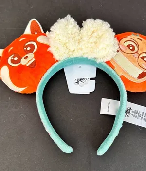 Disney Pixar Turning Red Mei Panda Power Plush Ears Headband NEW thumbnail 1