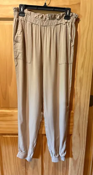Ci Sono Tan lightweight joggers/casual trousers women’s XL thumbnail 1