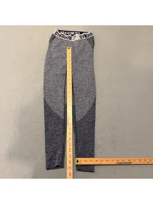 Gymshark Women’s Flex Seamless Leggings XS Grey Marl Gym Bodybuilding thumbnail 5
