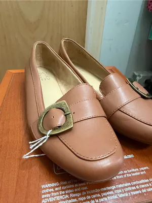 Naturalizer Women’s Cognac Buckle Loafers Comfort Flats. Size: US 7.5 thumbnail 3