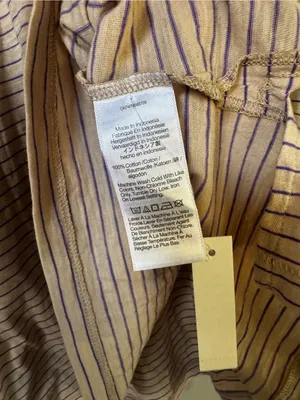 NWT Madewell Whisper Cotton Striped Turtleneck Tee Matchstick sz XXL thumbnail 10