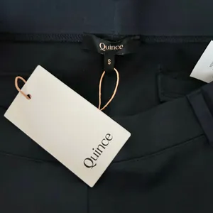 NEW Quince Ultra-Stretch Ponte Straight Leg Pants Rayon Nylon Navy Size Small thumbnail 6