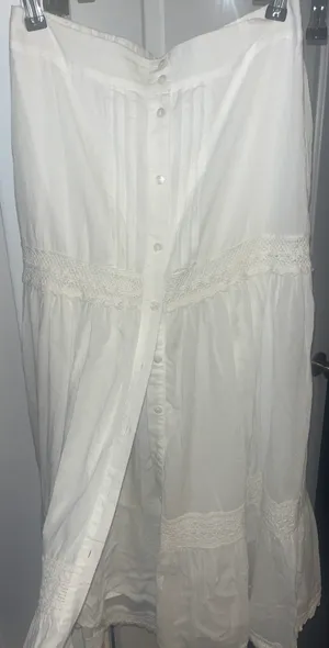 Maxi Skirt White Size M thumbnail 1