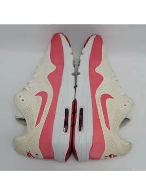 Men's Nike Air Max 1 Ultra Moire Sneakers Size 7.5 White Red thumbnail 12