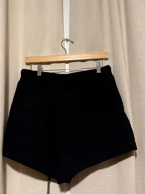 Essentials Black Athletic Drawstring Women's Shorts thumbnail 2