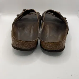 Birkenstocks Sz 38 US W7 Brown‎ Leather Mayari Arizona Granada slide Sandals Y2K thumbnail 6
