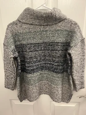 J. Jill Size Medium Cowl Neck 3/4 Sleeve Sweater thumbnail 7