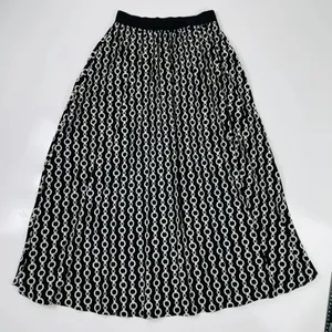 Bonnie Alex Black Chains Midi Skirt‎ Size Medium thumbnail 1