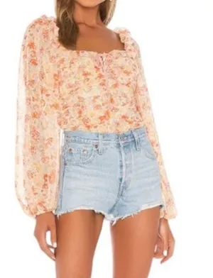 Levi's 501 button fly cotton denim raw hem shorts high rise 32 thumbnail 4