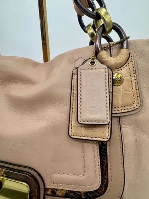 Coach Kristin Spectator Leather East West Zip Tote Bag thumbnail 4