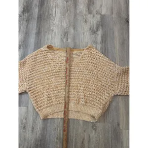 Free People Coconut V-neck sweater in‎ Sandy Combo Size Medium thumbnail 6