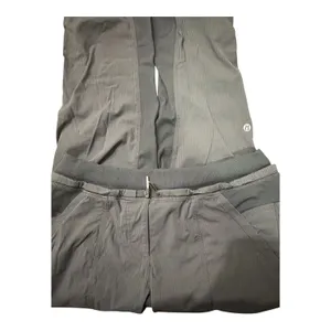 Lululemon Studio Dance Crop / Street to Studio Pant Size 6 • Gray Pinstripe thumbnail 5