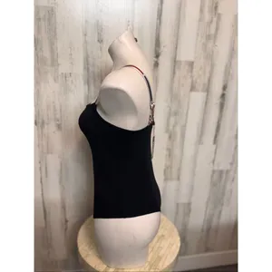 Tommy Jeans Bodysuit Black Size M Logo Strap One Piece NWT thumbnail 3
