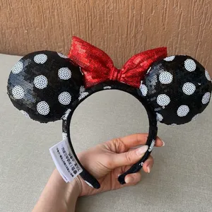 Sequined Disney Minnie Mouse Ears thumbnail 5