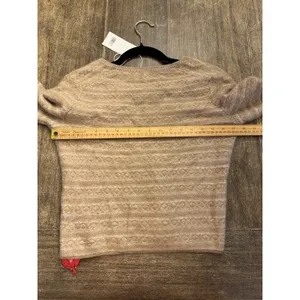 Vince Fair Isle V-neck cashmere sweater Tan Size XS thumbnail 11