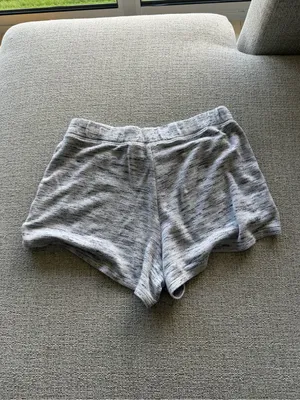 aerie Light‎ Heather Gray Marled Athletic Shorts thumbnail 2