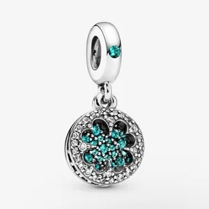 Pandora Lucky Four Leaf Clover Dangle Charm thumbnail 1