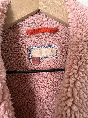 Anthropologie Pilcro Sherpa Shirt Jacket‎ Orange Womens Size M thumbnail 9
