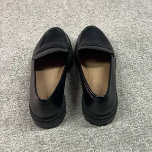 Madewell The Bradley Lugsole Black Leather Loafer Black 9.5 Chunky Preppy Y2K thumbnail 5