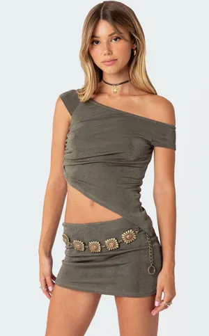 Edikted Hayden mini skirt and top thumbnail 3