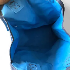 Disney Winnie The Poohs Thinking Spot Blue Tote Bag Purse For Books, Toys etc Measurement in pics thumbnail 7