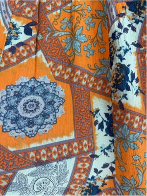 Easel Floral Print Wide Leg Palazzo Pants Size S thumbnail 6