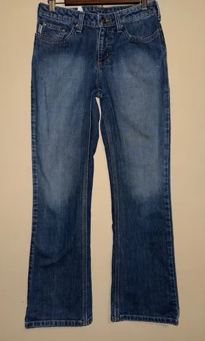 Carhartt Womens Traditional Fit Straight Jeans‎ 4 Medium WashWestern minimalist thumbnail 1