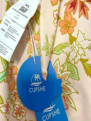 *NEW* Cupshe Floral Frenzy Tummy Control One-Piece Swimsuit thumbnail 10