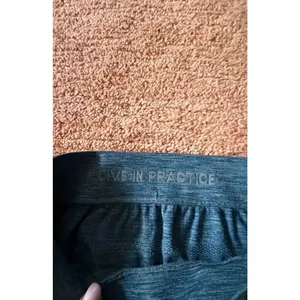 Lululemon Blue Heathered Seamless Bike Shorts Size S/P High Rise thumbnail 2