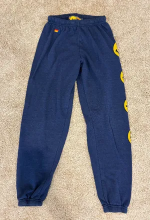 Aviator Nation Sweatpants Smiley Face thumbnail 1